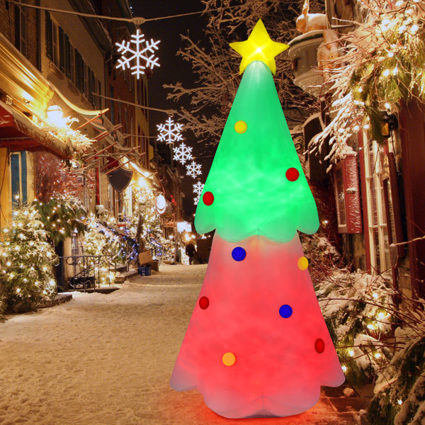 The Holiday Aisle® 6.2 Ft Inflatable Christmas Tree Blowup Xmas Tree